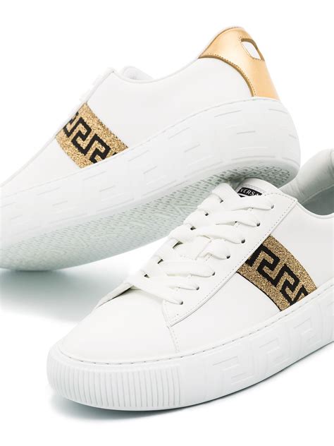 white low top versace|Versace aw22 sneakers.